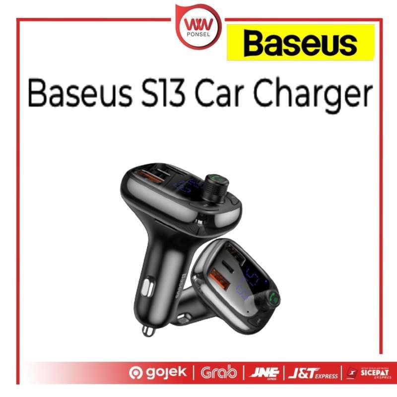 Promo Baseus S13 Quick Charge Car Charger Pd Fm Transmitter