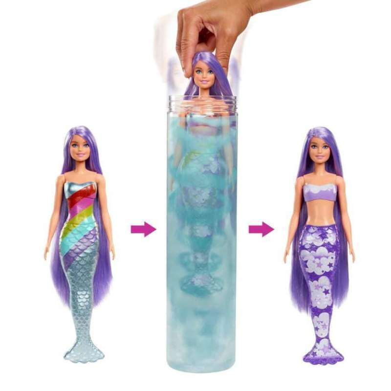Putri Duyung Mermaid Barbie Color Reveal Mattel Barbie Dreamtopia