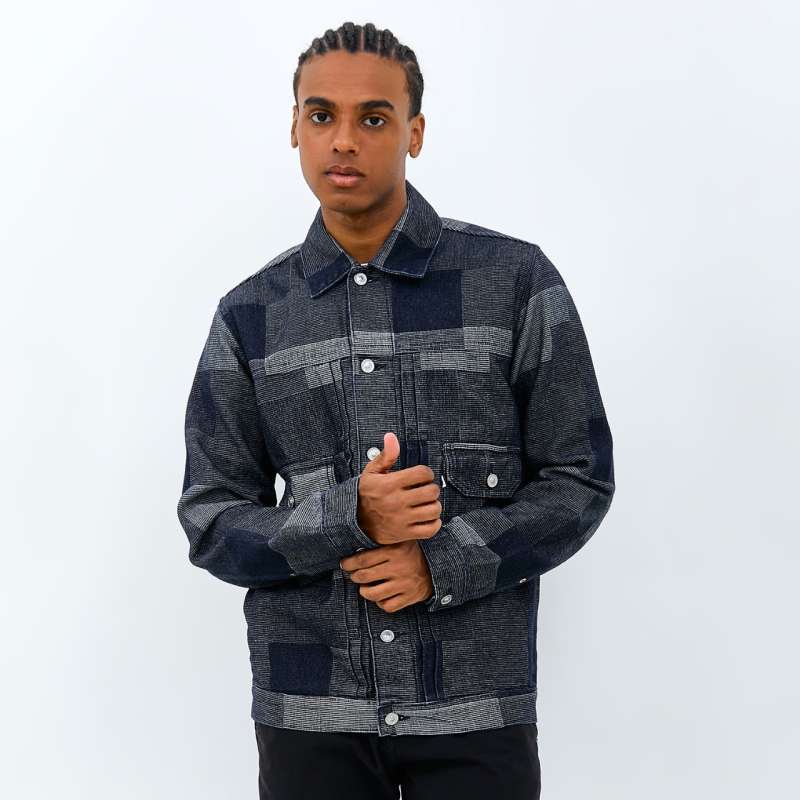 Promo Used 1968-jaket Material Denim Kasual Regular Fit Diskon 51