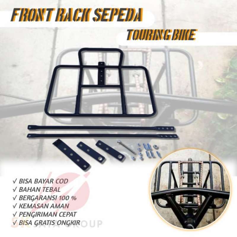 Jual TERLARIS KOMPONEN AKSESORIES SEPEDA FRONT RAK RAK DEPAN