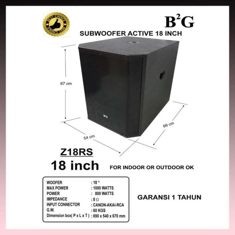 Box speaker 18 inch sales subwoofer