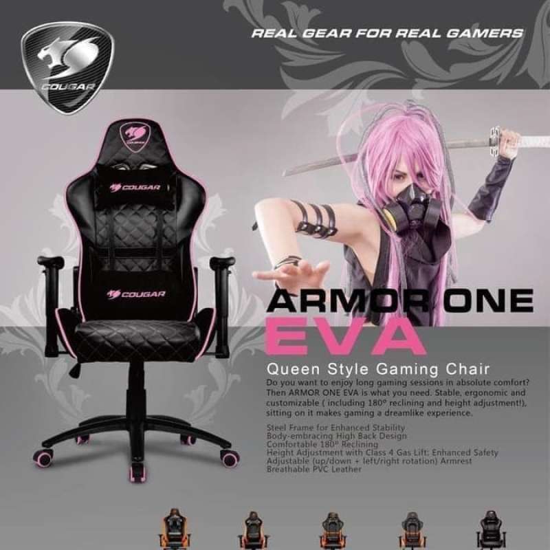 Promo Terbaru Cougar Armor One Eva Gaming Chair Terbaru Diskon 4