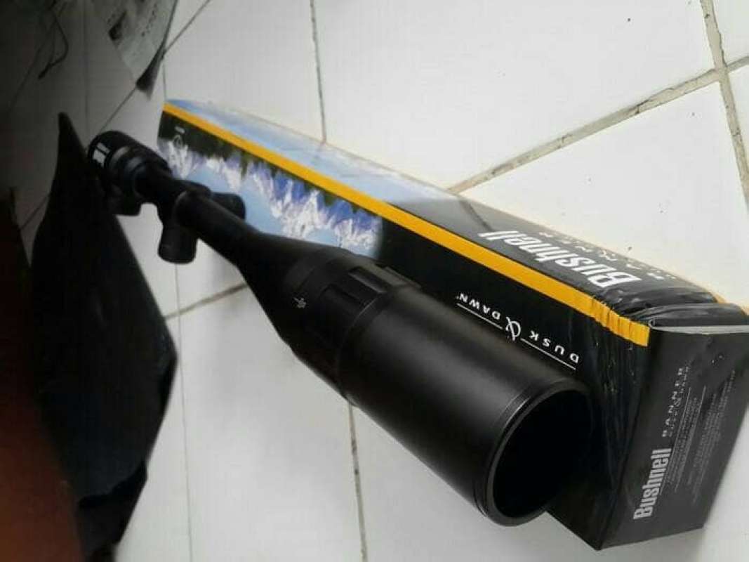 Promo Teropong Senapan Riflescope Tele Bushnell Sunshade 6 24x50