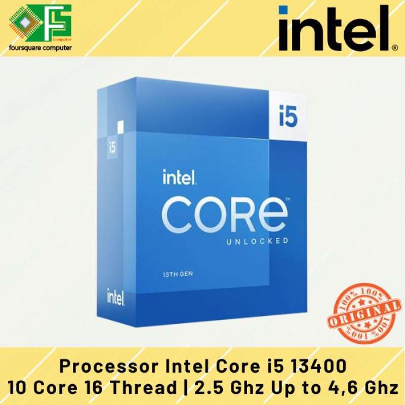 Jual Intel Core I5 13400 10 Core 16 Thread Up To 4.6 Ghz Gen 13