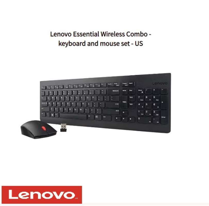 Mouse Inalambrico 4x30m39482 Combo Original Teclado Mouse Lenovo