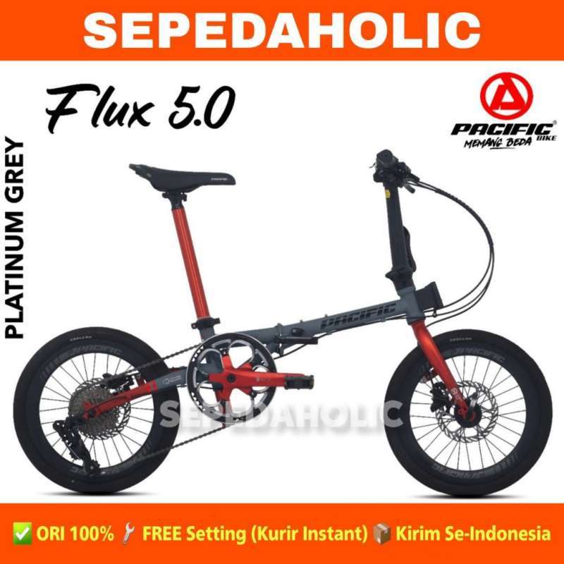 Promo Sepeda Lipat Pacific Flux 5.0 Ukuran 16 Inch 10 Speed Rem Hidrolik Diskon 8 Di Seller Sepedaholic Kuta Baru Kab. Tangerang Blibli
