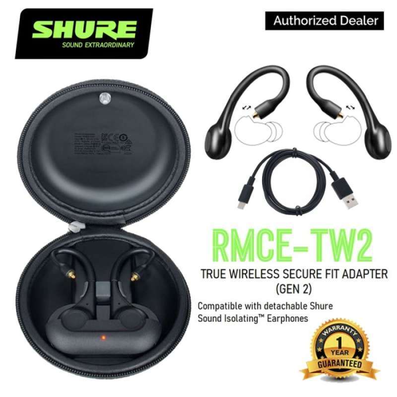 Promo Shure True Wireless Secure Fit Adapter SHURE RMCE TW1