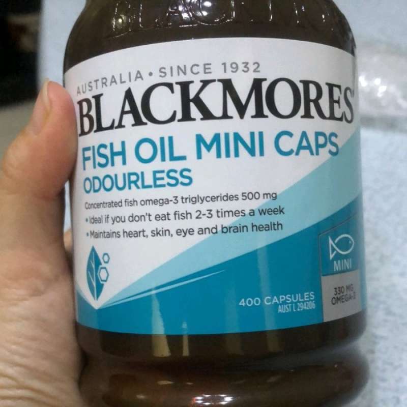 Blackmores odourless fish oil 400 mini capsules shop