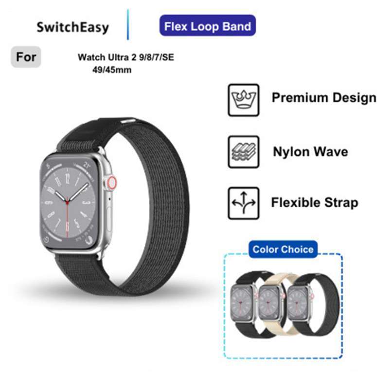Flex Woven Nylon Apple Watch Loop – SwitchEasy