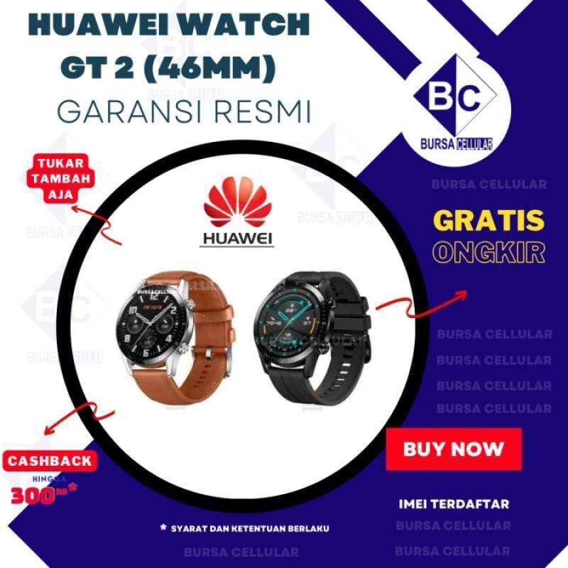 Promo Huawei GT2 Smart Watch 46mm Classic Edition Garansi Resmi