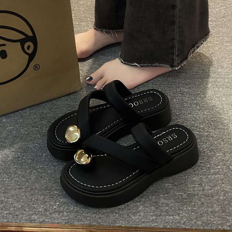 Sandal wedges terbaru shop