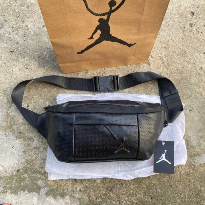 Jordan leather on sale waist bag original