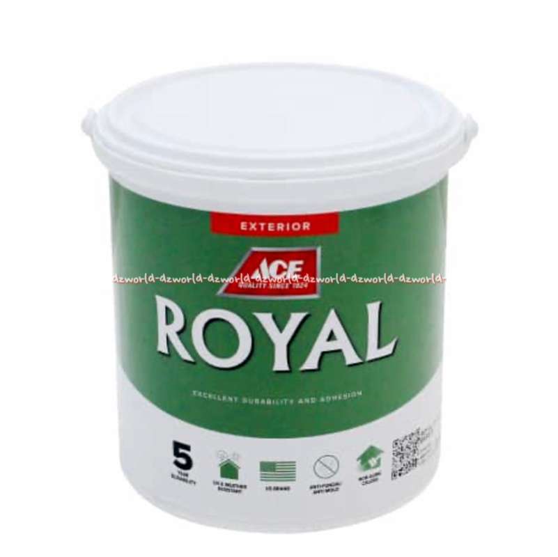 Ace Royal 2.5L Exterior Excelent Cat Dinding Luar Ruangan Formula Anti  Cuaca Krisbow Painting Rendah Bau Anti Jamur
