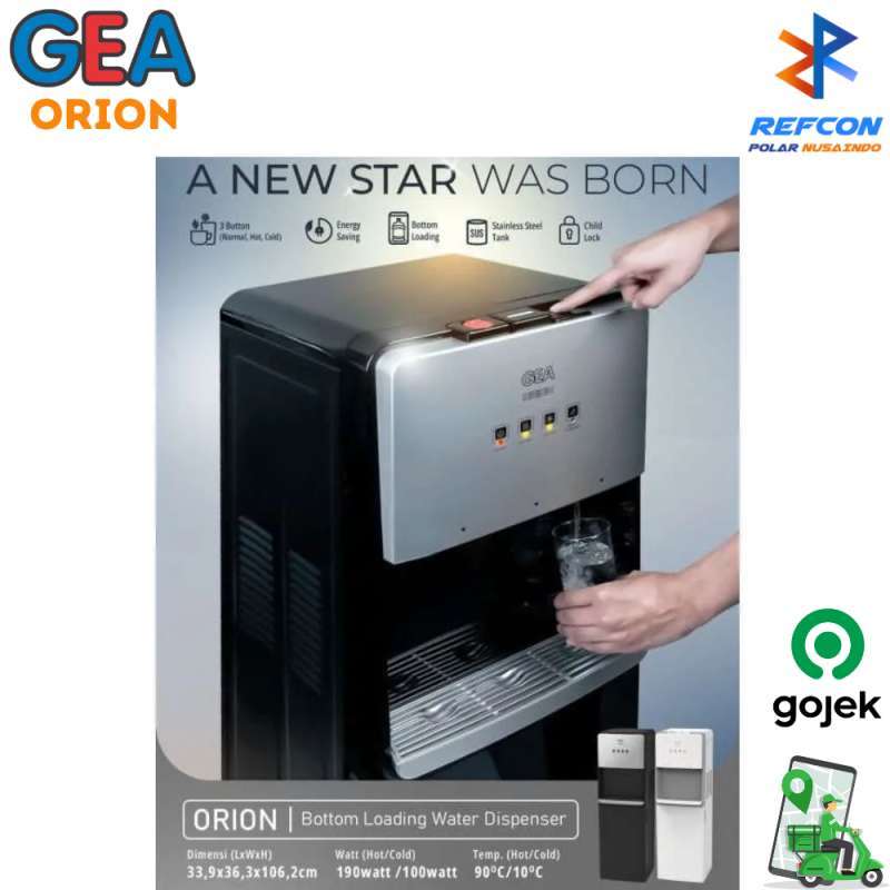 Polar bottom load water outlet dispenser