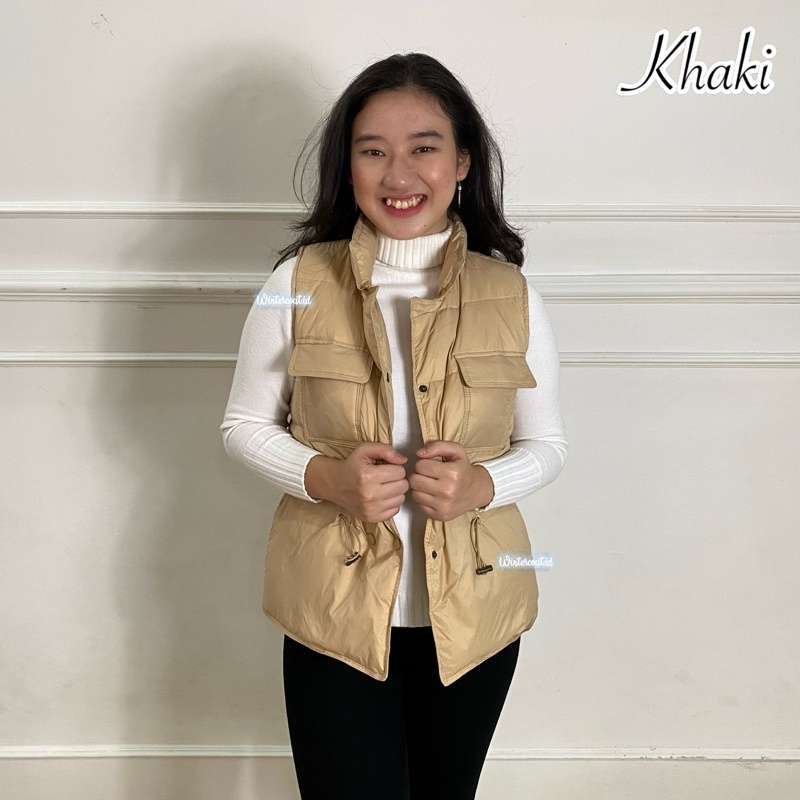 Promo Verish Vest Winter Padding Down Jacket Rompi Wanita Musim