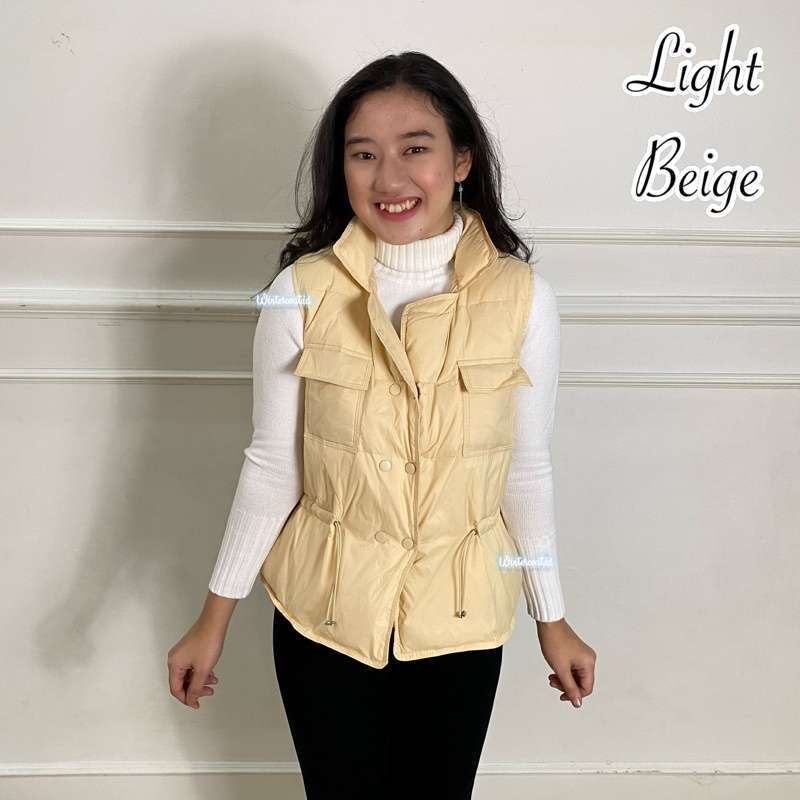 Promo Verish Vest Winter Padding Down Jacket Rompi Wanita Musim