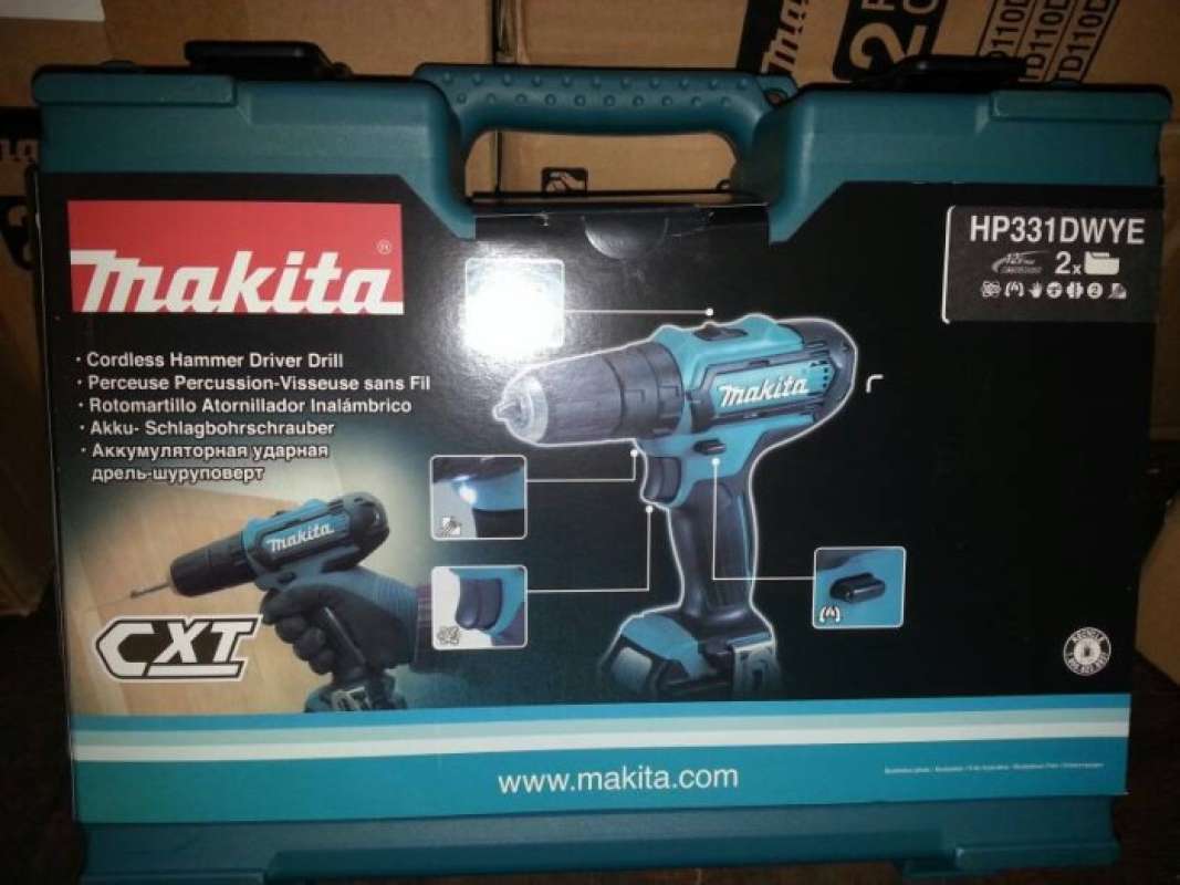 Promo cordles drill makita 12v hp333 bor beton cordles 12v hp333