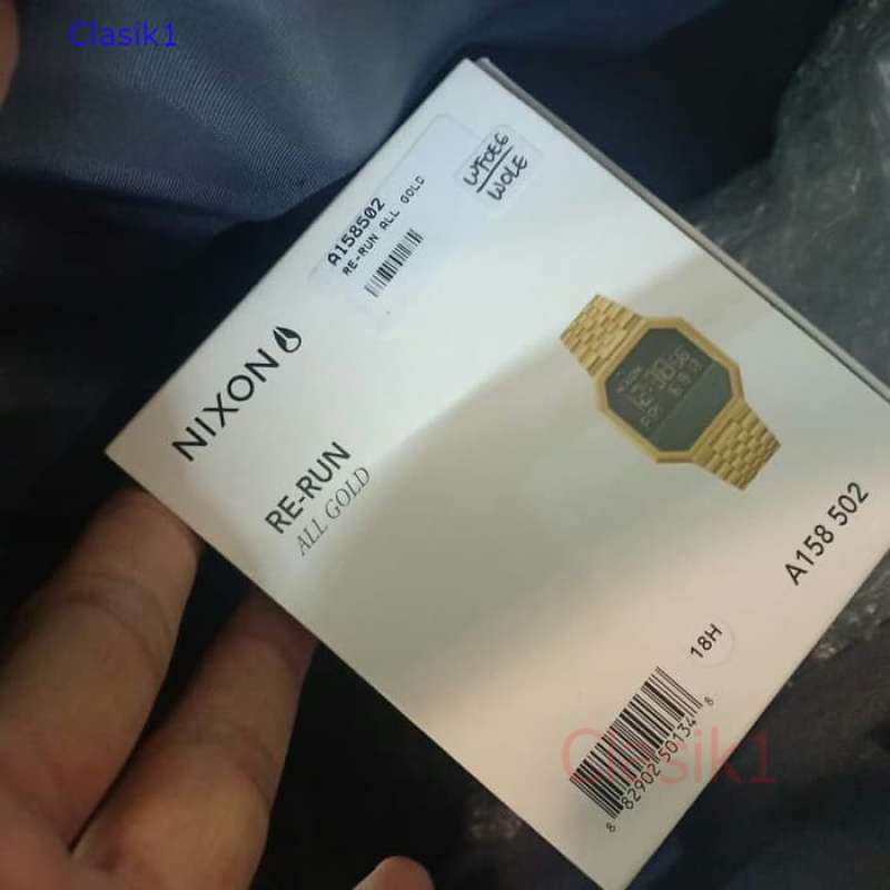 Promo Original 100 Jam Tangan Nixon A158502 Re Run All Gold