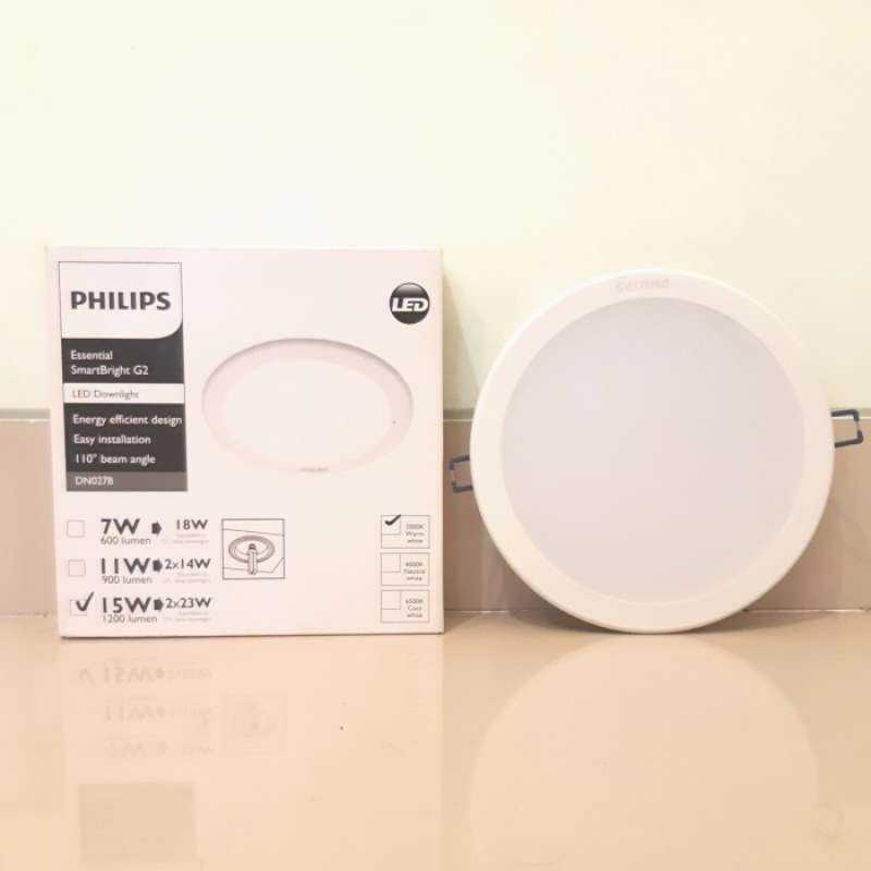 PHILIPS ESSENTIAL SMARTBRIGHT LED DOWNLIGHT DN027B 15 W