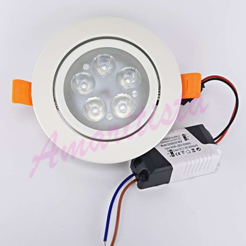 Promo Lampu Downlight LED SpotLight 5W SMD 5 mata 5 watt Body
