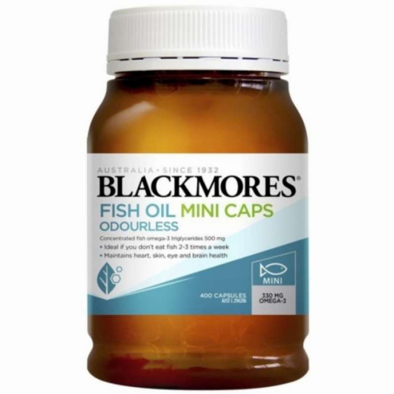 Jual Blackmores Fish Oil Mini Caps 1000mg Odourless 400 Capsules Di Seller Ksm Store Meruya Selatan udik Kota Jakarta Barat Blibli