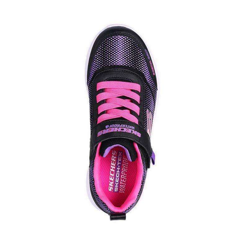 Promo Skechers Kids Dynamic Tread Girls Shoes Black 303387LBKHP