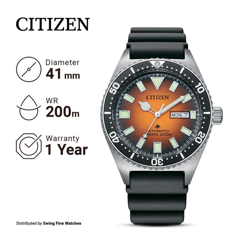 Jual Jam Tangan Citizen Promaster NY0120 01Z Automatic Rubber