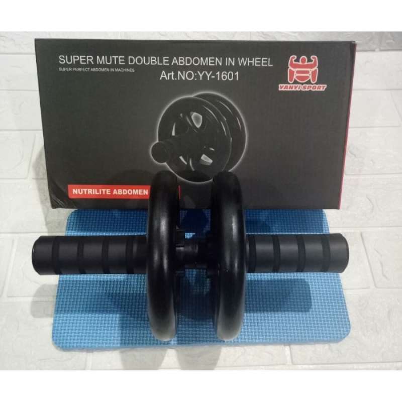 new ab wheel super mute double abdomen in wheel ab roller wheel