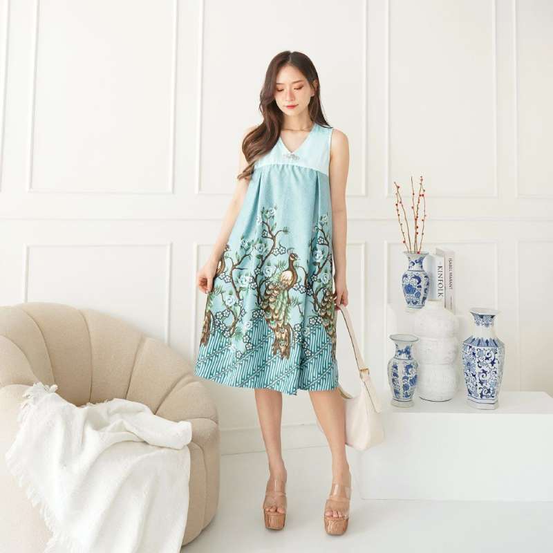 Promo Ef621 Dress Batik Cheongsam Dress Imlek Dress Wanita Elegant Dress  Qipao Cheongsam Imlek Diskon 34% Di Seller Efremi - A16. No.7mutiara - Kota  Jakarta Barat