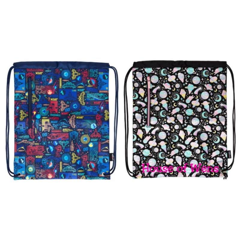 Smiggle drawstring 2025 bag with pocket