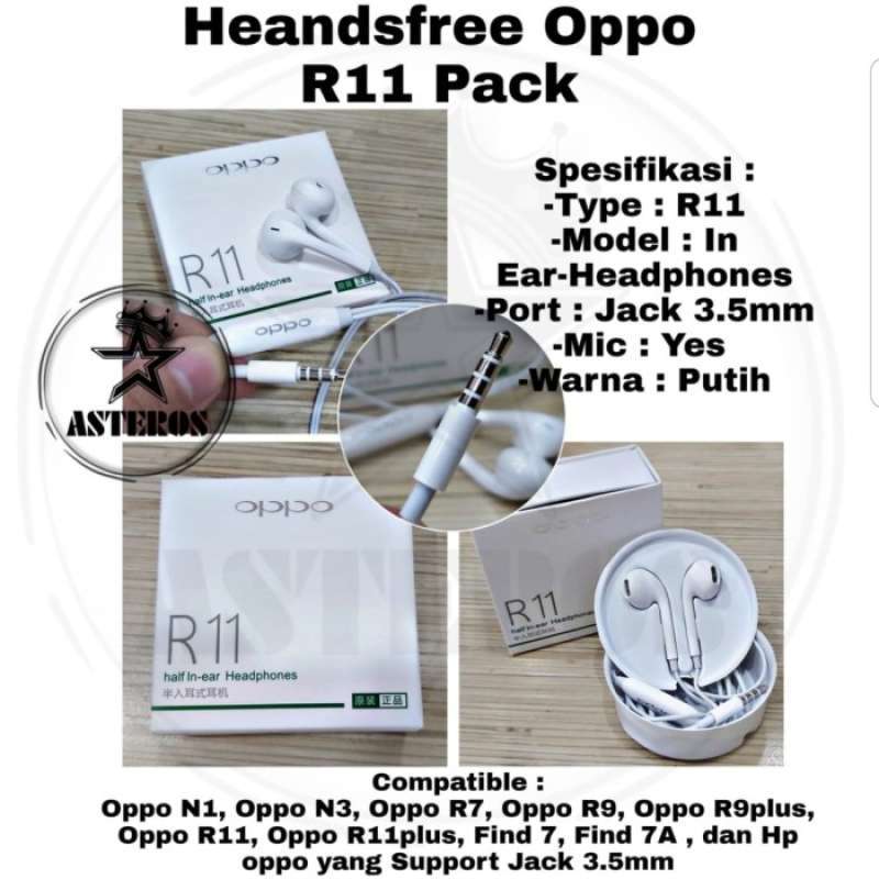 Headset ori oppo f11 deals