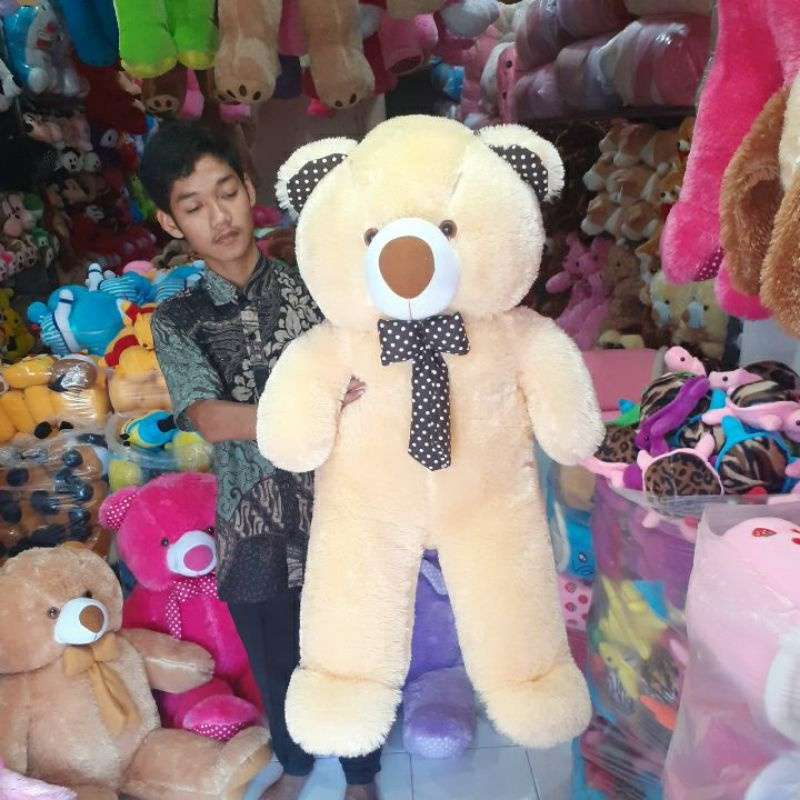 Jual Boneka Teddy Bear Jumbo Ukuran 1 Meter Ceam Ukuran 100cm Di Seller H.pudin Collection Warung Muncang Kota Bandung Blibli