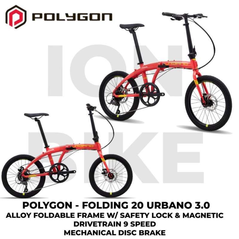 Polygon urbano 3.0 folding bike deals
