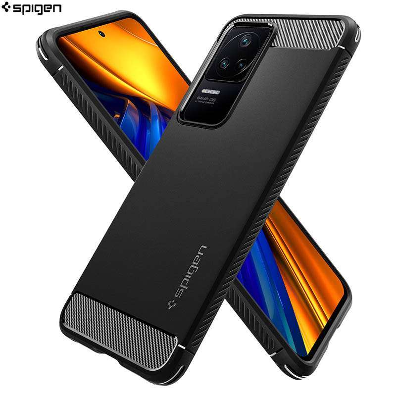 Spigen Rugged Armor Case Xiaomi Poco F4 Casing Original