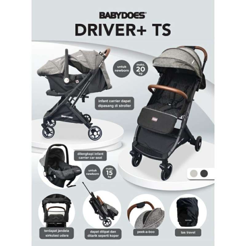 Stroller plus on sale car seat murah