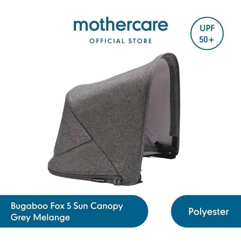 Jual Bugaboo Fox5 Sun Canopy Grey Melange Kanopi Stroller Abu