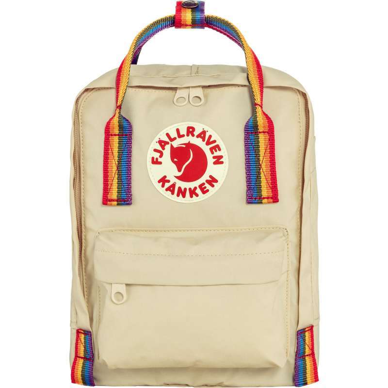 Fjallraven Kanken Rainbow Mini Light Oak Backpack Unisex F23621 115 907