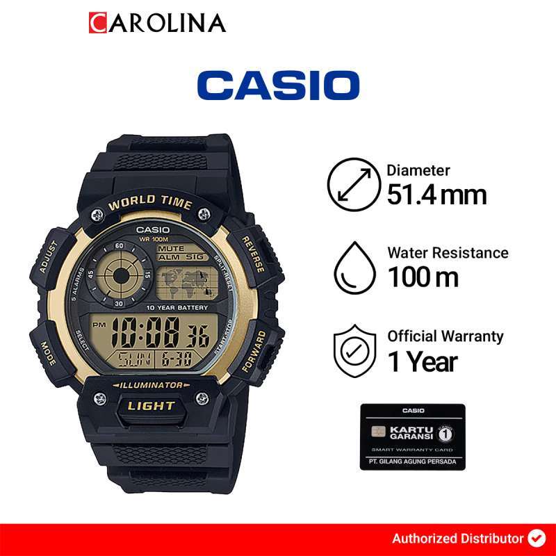 Jual Jam Tangan Pria Casio Ae1400 Original Branded Harga