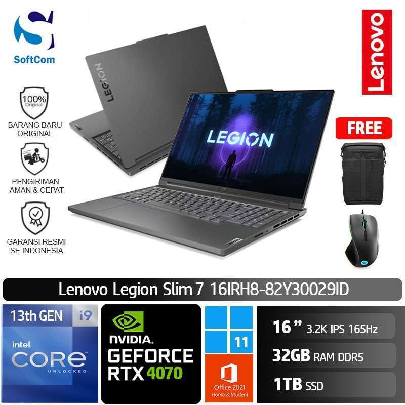 Jual Lenovo Legion Slim 7i 29id Laptop Gaming [core I9-13900h/32gb