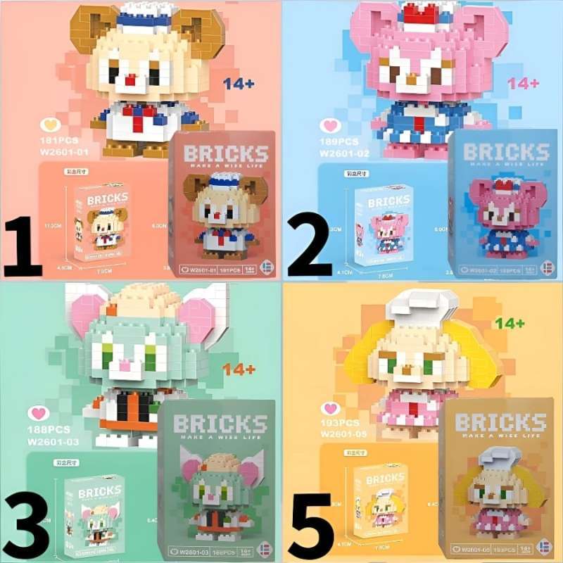 Jual MAGIC BLOCK MINI LEGO 3D PUZZLE 15500 di Seller PromoIT