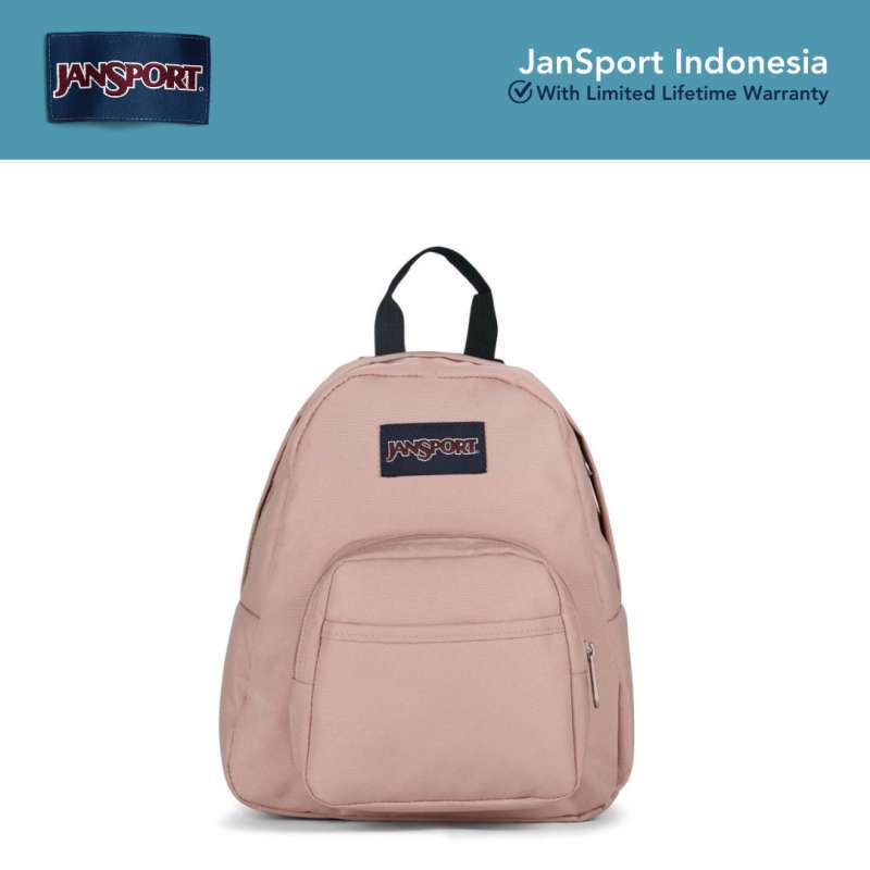 JanSport Tas Ransel Mini Backpack Mini Daypack Half Pint Misty Rose