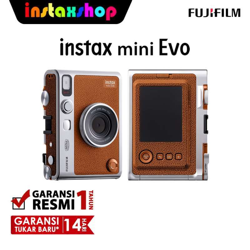 INSTAXSHOP Fujifilm Instax Mini Evo Brown Kamera Instant