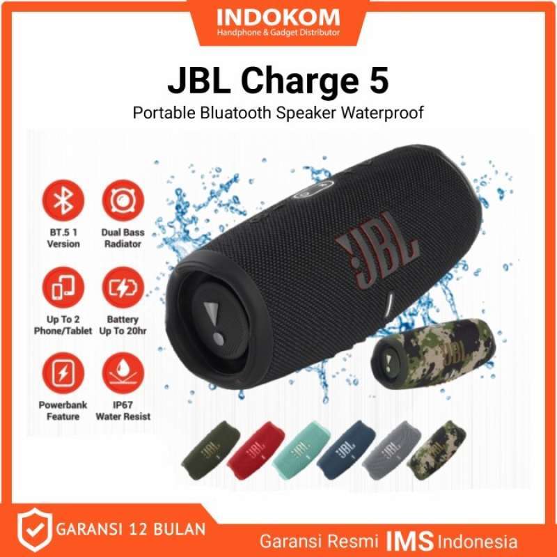 Jual Jbl Charge Speaker Portable Waterproof With Powerbank