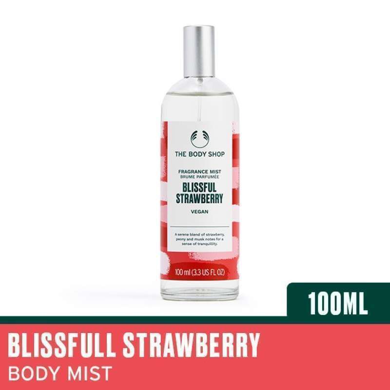 Promo Whs Near Exp The Body Shop Blissful Strawberry Body Mist