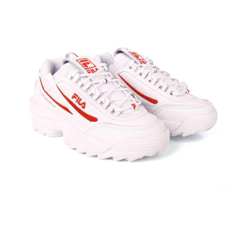 Jual FILA Sepatu Wanita Sepatu Disruptor II Exp White Cherry