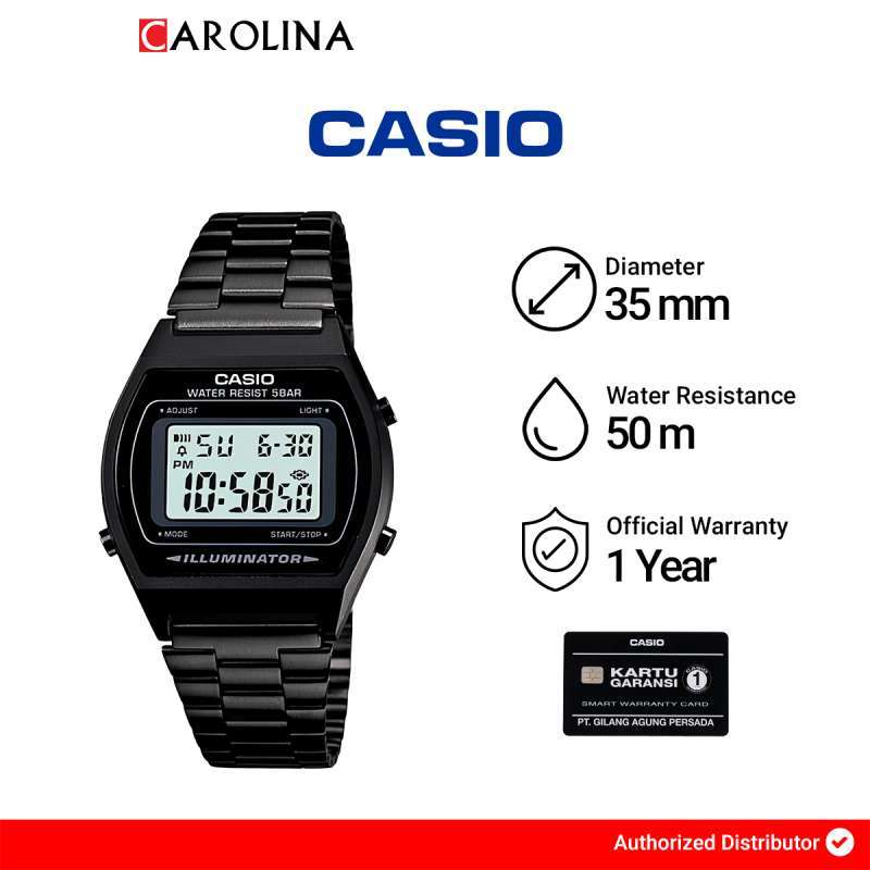 Casio b640 black on sale