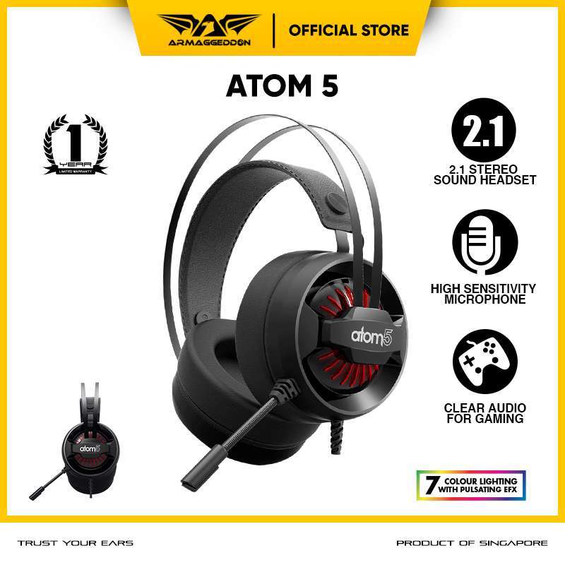 Armaggeddon gaming headset on sale 2.1 atom 5