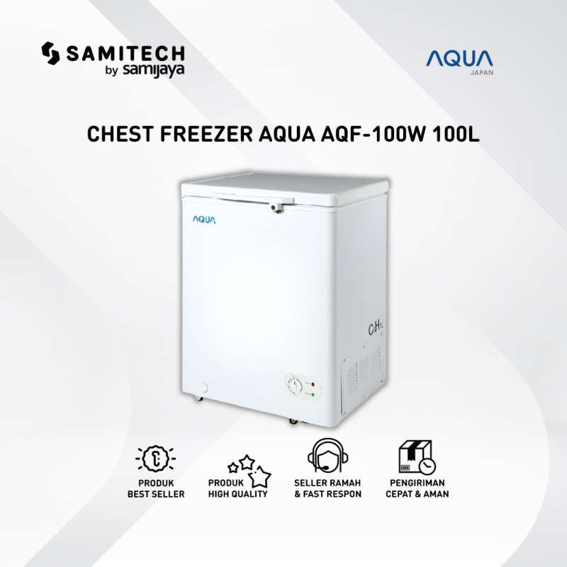 Jual AQUA AQF 100 w Chest Freezer Kapasitas Kapasitas 100L Putih