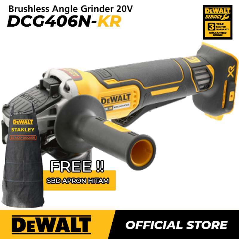 Promo Dewalt Brushless Angle Grinder Gerinda Baterai 20V DCG406N