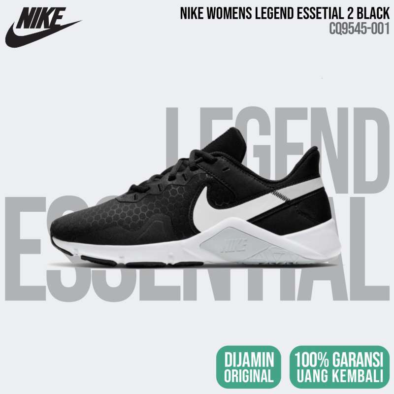 Nike Legend Essential [CQ9545-001] Black Womens Original BNIB Sepatu  Wanita
